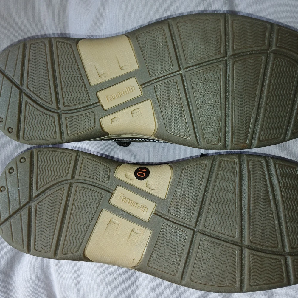 Tan Boat Shoes with Moccasin Stitching and Flat Sole NWOT
